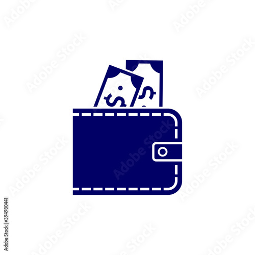 Purse Money logo design vector template, Business logo design concept, Icon symbol