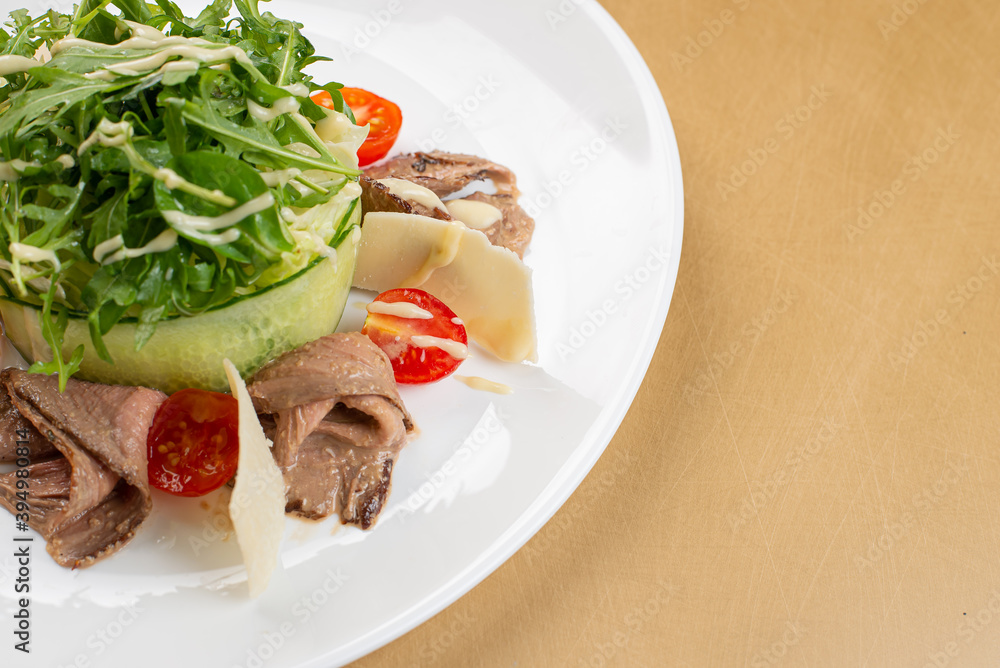 salad with vegetables