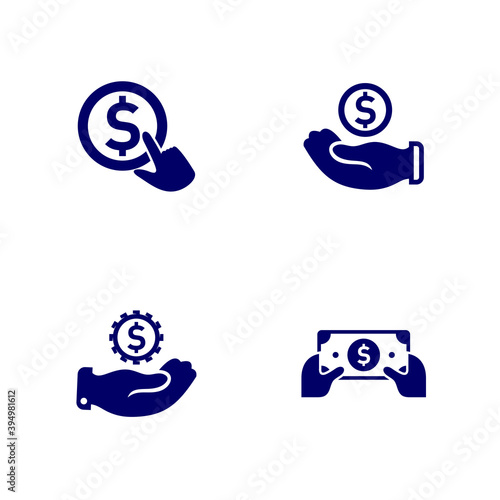 Money Care logo design vector template, Business logo design concept, Icon symbol