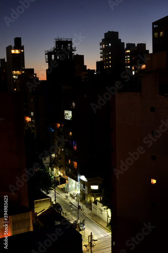 night city view of Buenos Aires