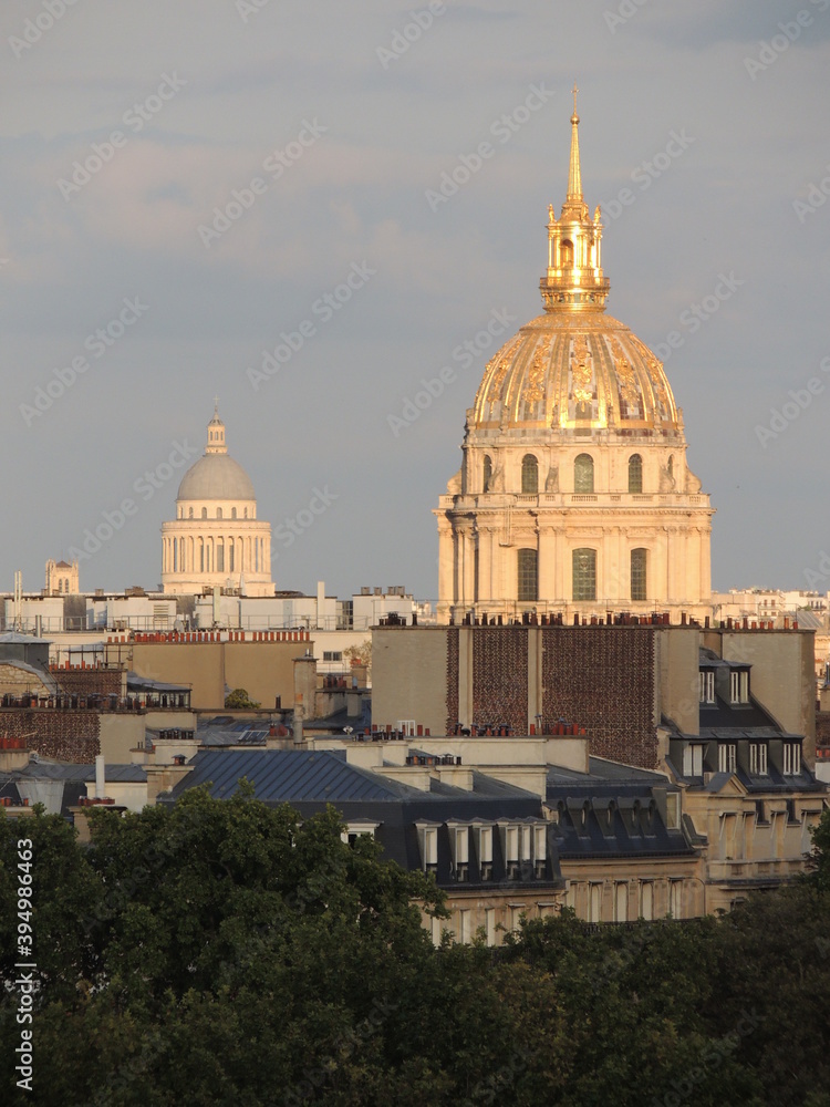 Invalides and Panthéon's domes