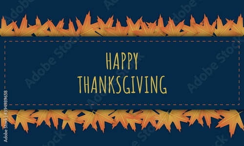 Thanksgiving Day Background Design. Vector Illustration.