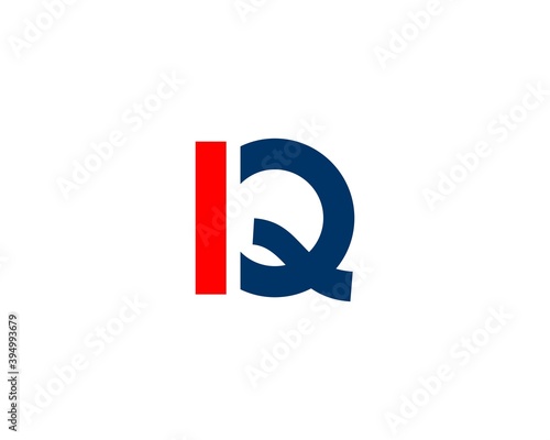 IQ QI LETTER LOGO DESIGN VECTOR TEMPLATE. IQ QI LOGO DESIGN.