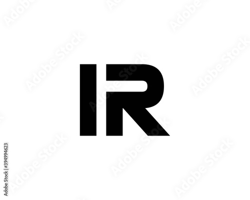 IR RI LETTER LOGO DESIGN VECTOR TEMPLATE. IR RI LOGO DESIGN.