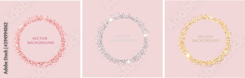 Sparkling dust isolated on transparent background. For social media posts, mobile apps, banners design and web/internet. Glitter style. Vector set.