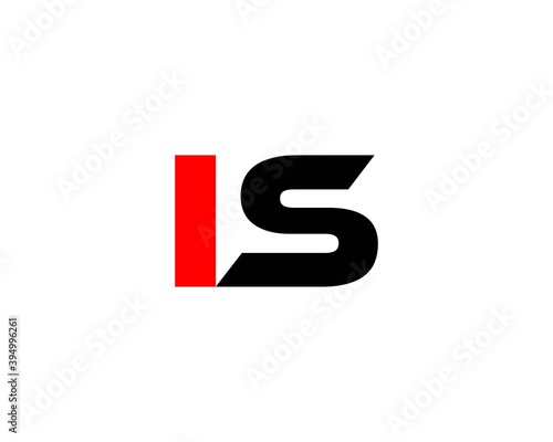 IS SI LETTER LOGO DESIGN VECTOR TEMPLATE. IS SI LOGO DESIGN.