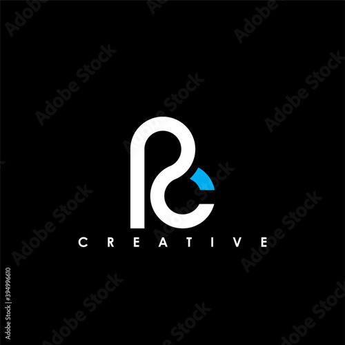 RCLetter Initial Logo Design Template Vector Illustration	
