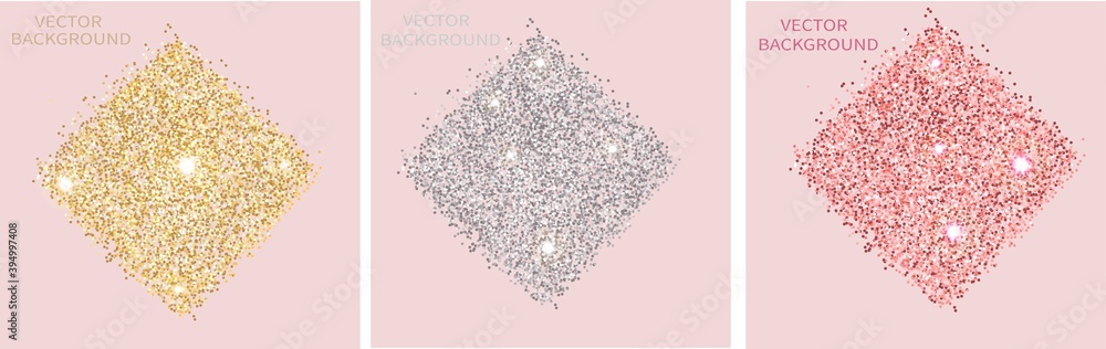 Sparkling dust isolated on transparent background. For social media posts, mobile apps, banners design and web/internet. Glitter style. Vector set.