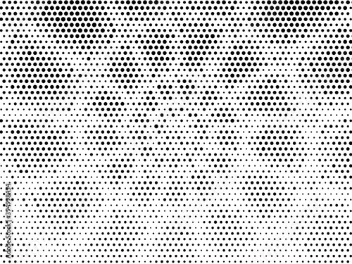 Art black and white of halftone background