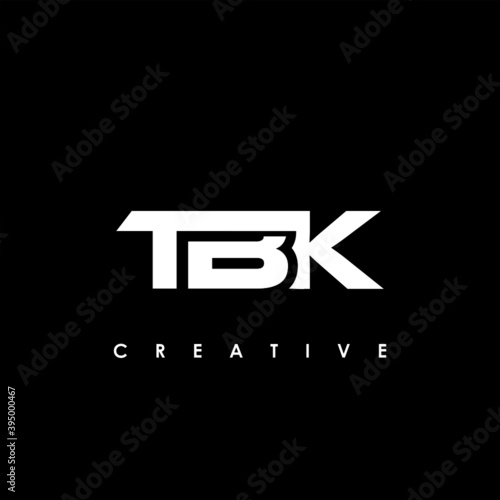 TBK Letter Initial Logo Design Template Vector Illustration vector de Stock  | Adobe Stock