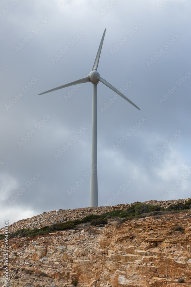 Green Energy, Wind Park in northern Ios Island, Greece. Green Energy, Wind Park in northern Ios Island, Greece.