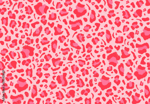 Seamless animal print pattern. Pastel colors animal skin leopard spots, contemporary abstract background for fabric, textile, wallpaper, print, wrapping. Vintage fashion vector illustration