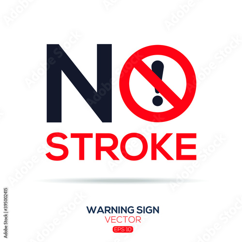 Free Download Warning sign (NO stroke),written in English language, vector illustration.
 - GFXLoad