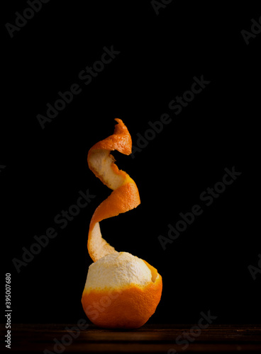 Obraz na płótnie pealed orange