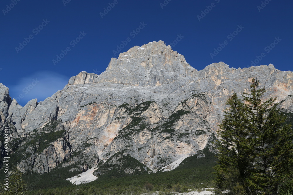 The mountains of the Dolomites near Cortina D'Ampezzo