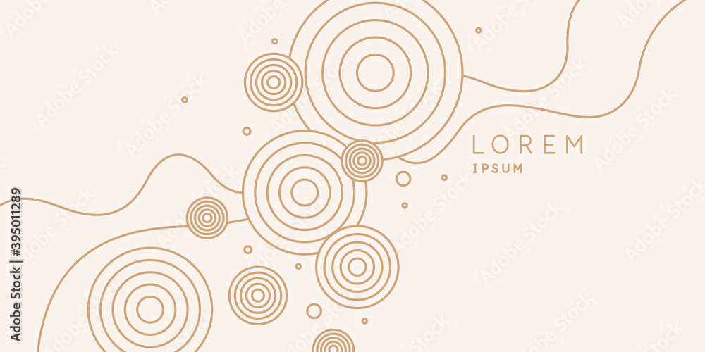 Trendy abstract background. Composition of geometric forms. Modern vector illustration