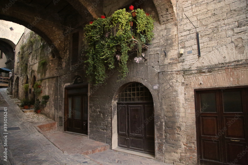 Alley in the city of Narni in Umbria