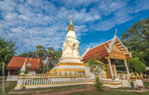 Phra That Bang Phuan Pagoda in Phra That Bang Phuan Temple  Nong Khai Province  Thailand