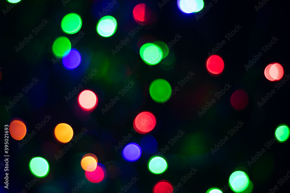 Abstract color background. No trick. Colorful bright lights. Fantasy. New Year