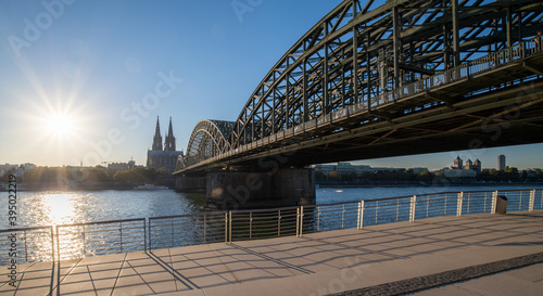 Bridge connecting to Koln