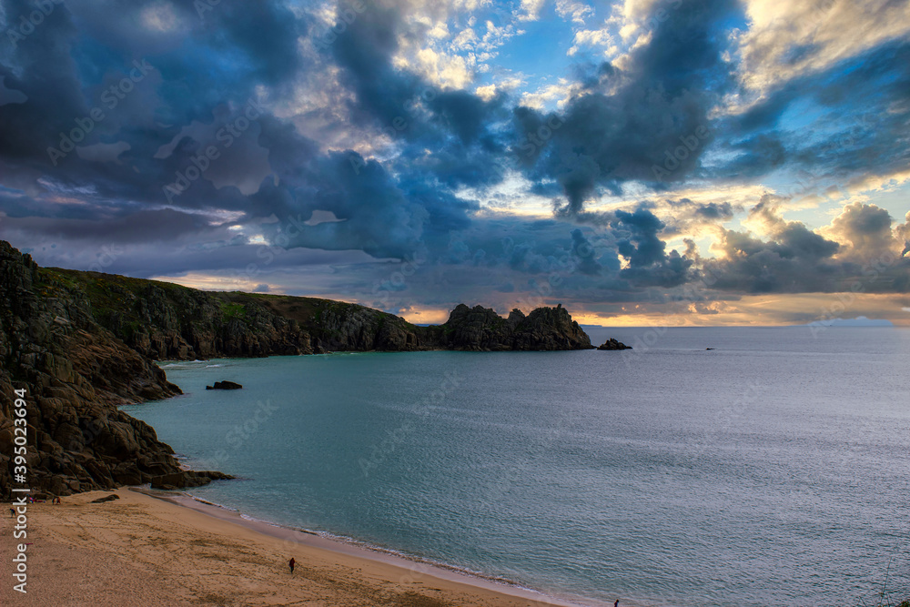 Very beautiful landscape of beach laguna in UK, Cornwall Very beautiful landscape of beach laguna in UK, Cornwall