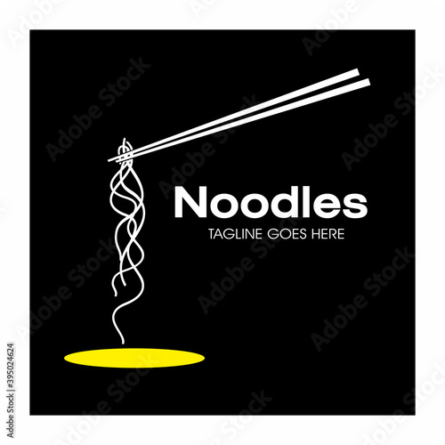Noodle Ramen Restaurant Logo Design .