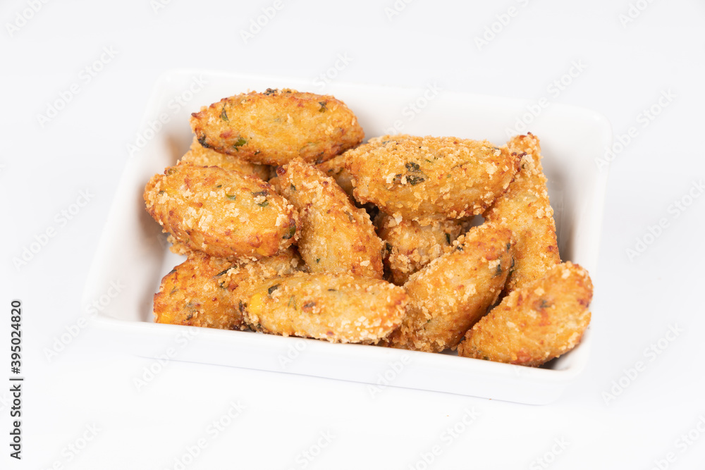 chicken nuggets on plate chicken nuggets on plate