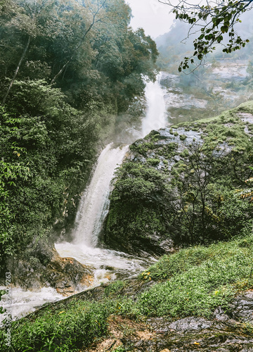 Mae Pan Waterfall in Doi Inthanon  Chiang Mai Province  Thailand
