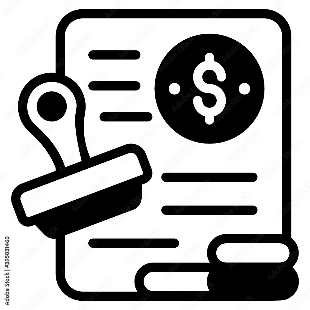Legal or official financial contract in modern filled style
Legal or official financial contract in modern filled style