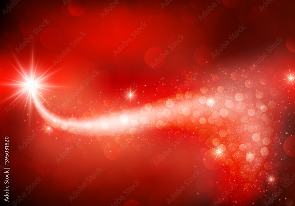 Fotografie Magic red celebration background