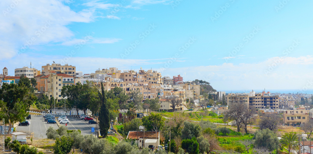 Paphos panorama skyline city Cyprus