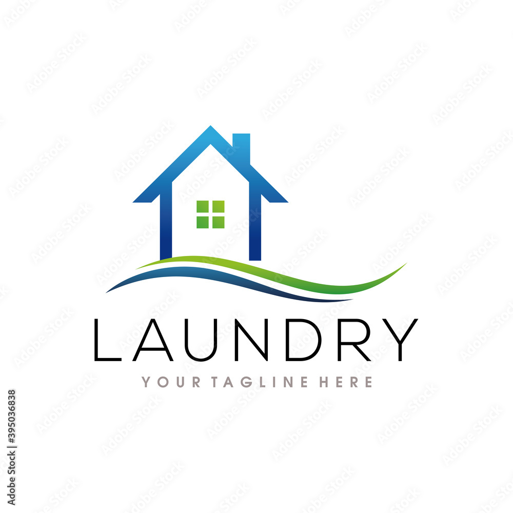 House Cleaning Logo. Cleaning Service Logo Vector Template House Cleaning Logo. Cleaning Service Logo Vector Template