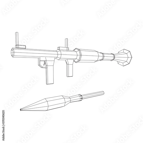 Anti-tank rocket propelled grenade launcher - RPG 7