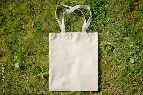 White tote bag mockup