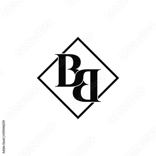Letter BB luxury logo design vector