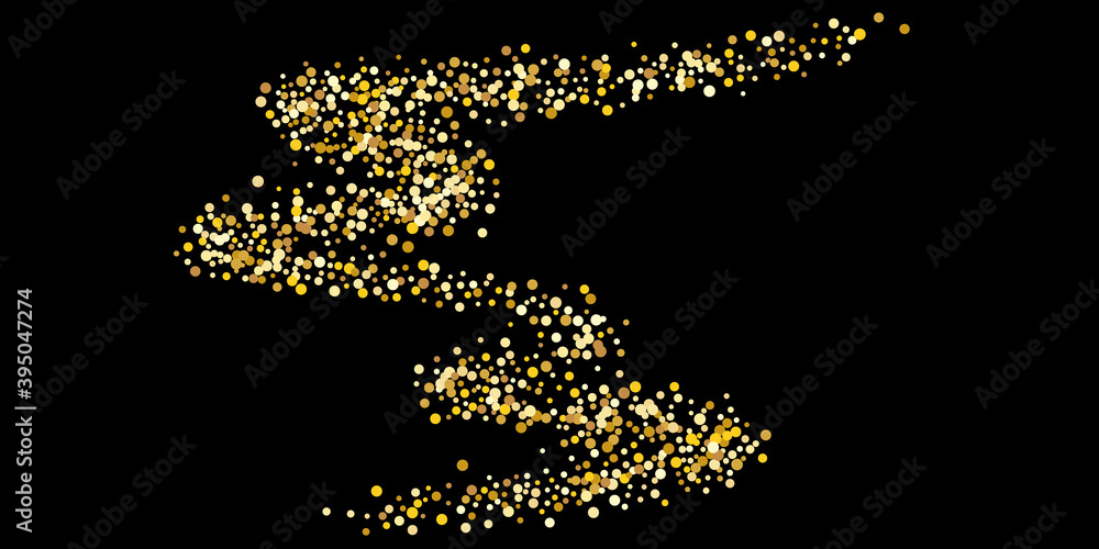 Golden glitter confetti. Golden glitter confetti.