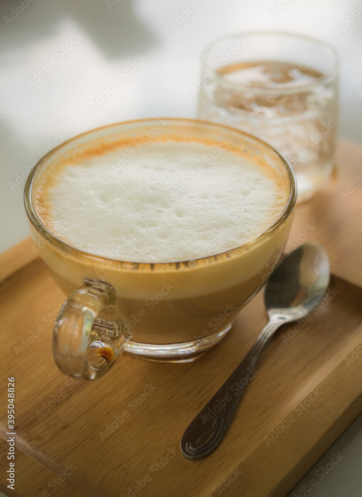 Hot coffee.