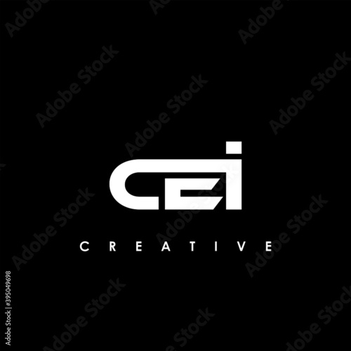 CEI Letter Initial Logo Design Template Vector Illustration 