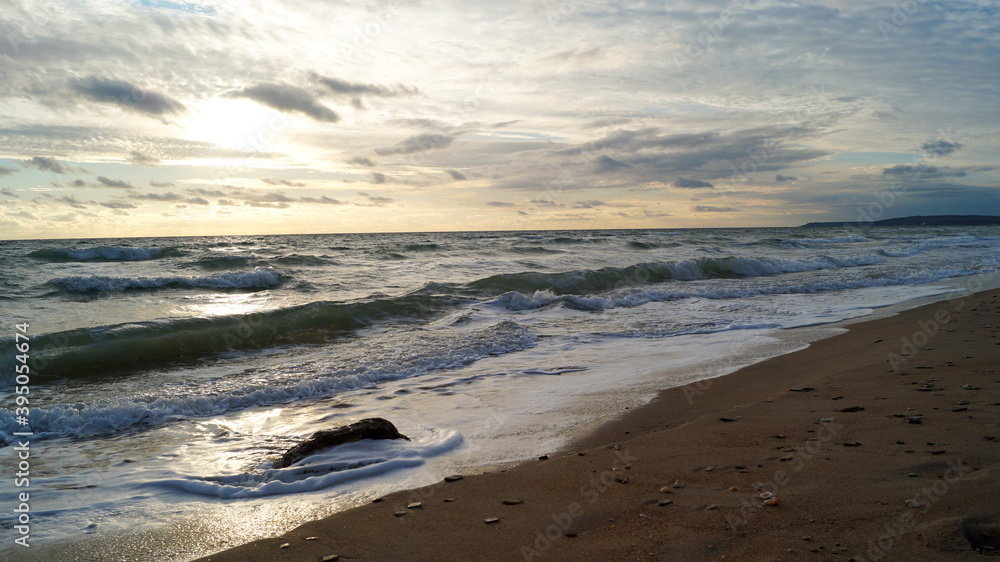 beach at sunset beach at sunset