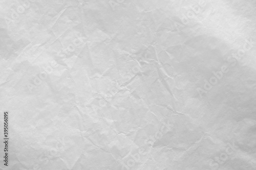 White crumpled paper abstract background texture