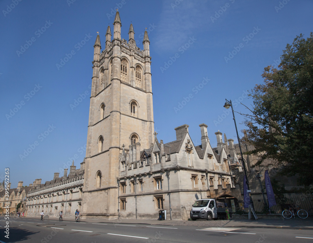 Views of Magdalen College in Oxford, Oxfordshire, part of the University of Oxford