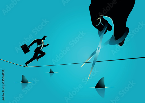Business Sabotage Concept