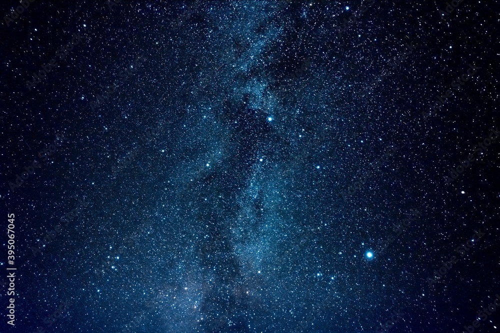 Clear night sky with milky way and huge amount of stars. Clear night sky with milky way and huge amount of stars.