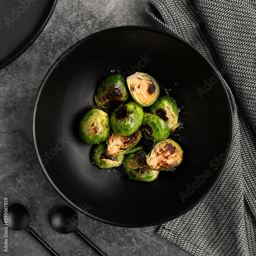 Moody roasted brussel sprouts
