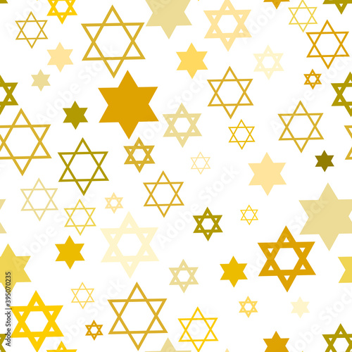 Star of David seamless pattern