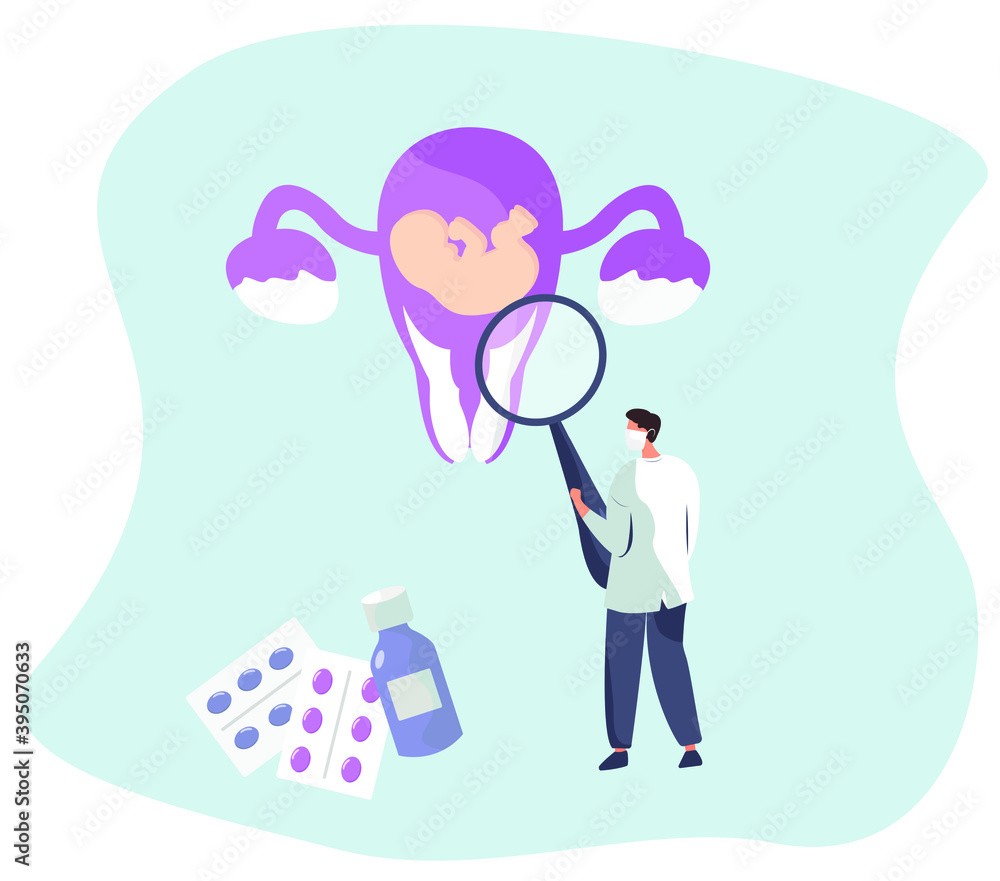 Pregnant Huge Uterus.Medical Examination of Pregnant.Gynecology Obstetrics Clinic.Visiting Gynecologist.Female Consultation.Artificial Insemination.In Vitro Fertilisation.Flat Vector Illustration Pregnant Huge Uterus.Medical Examination of Pregnant.Gynecology Obstetrics Clinic.Visiting Gynecologist.Female Consultation.Artificial Insemination.In Vitro Fertilisation.Flat Vector Illustration