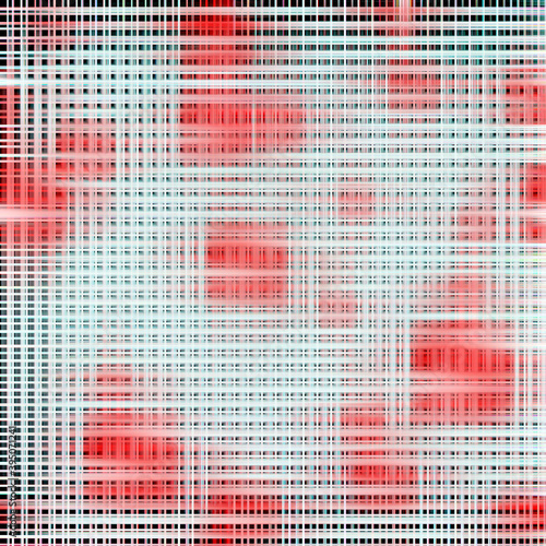 Red blue lights abstract background with squares