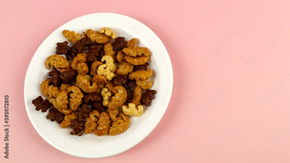 dry breakfast for children with animal figures, cocoa bears, sweet lions and caramel crocodiles dry breakfast for children with animal figures, cocoa bears, sweet lions and caramel crocodiles