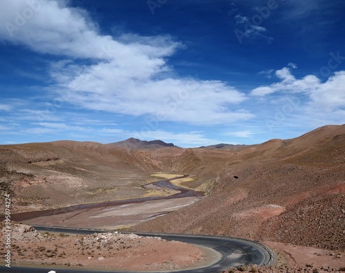 Desert road in Argentina