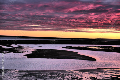 Beautiful sunset in Argentina